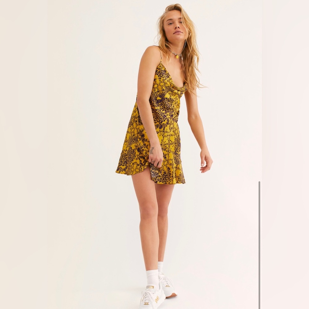 Free People Yellow Dress